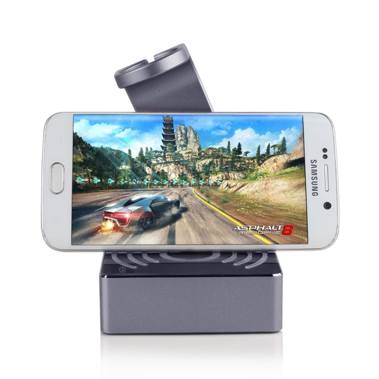 Metal Holder for Apple Watch 38mm & 42mm with Wireless Charger & Power Bank, Wireless Charger for Galaxy S6 / S6 edge / S6 edge Plus / Note 5, Apple Watch Charging Cable Not Included