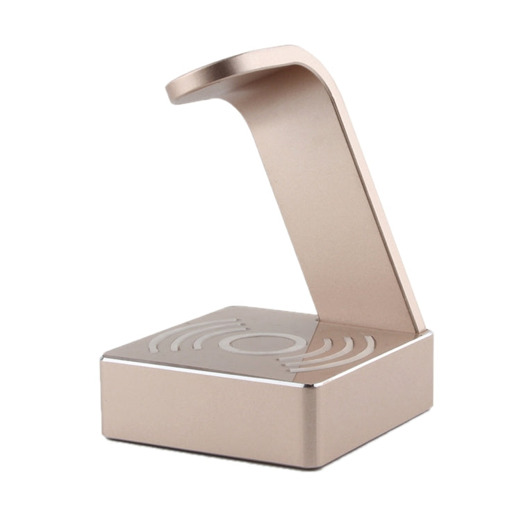 Metal Holder for Apple Watch 38mm & 42mm with Wireless Charger & Power Bank, Wireless Charger for Galaxy S6 / S6 edge / S6 edge Plus / Note 5, Apple Watch Charging Cable Not Included