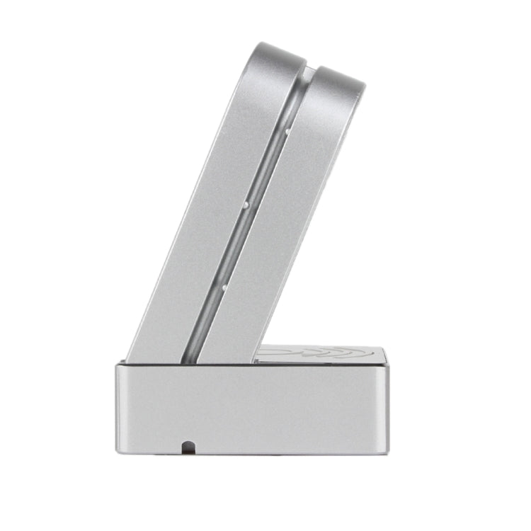 Metal Holder for Apple Watch 38mm & 42mm with Wireless Charger & Power Bank, Wireless Charger for Galaxy S6 / S6 edge / S6 edge Plus / Note 5, Apple Watch Charging Cable Not Included
