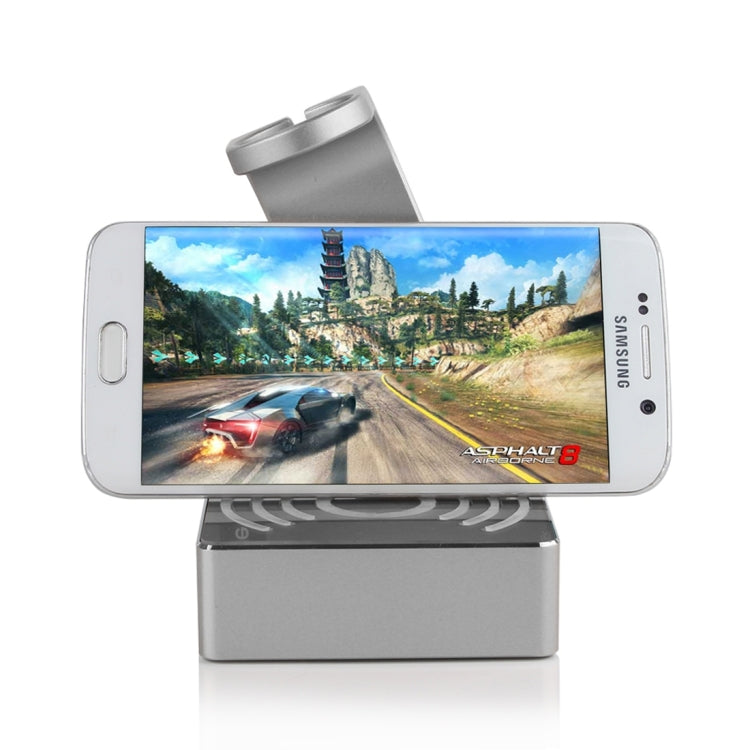 Metal Holder for Apple Watch 38mm & 42mm with Wireless Charger & Power Bank, Wireless Charger for Galaxy S6 / S6 edge / S6 edge Plus / Note 5, Apple Watch Charging Cable Not Included
