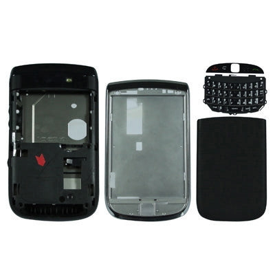 Full Housing Cover for BlackBerry 9800, Black(Black)