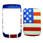 2 in 1 American Flag style (Frame + Battery Cover) for BlackBerry 9700