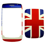 2 in 1 British flag style (Frame + Battery Cover) for BlackBerry 9700