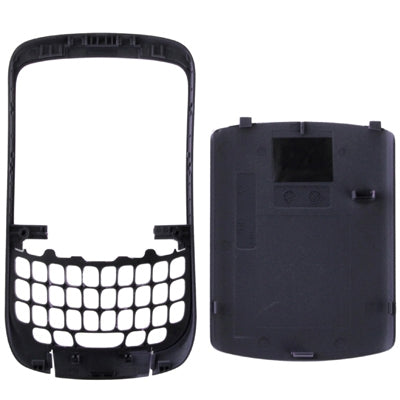 4 in 1 (Mirror + Keyboard + Frame + Battery Cover) for BlackBerry 9300,(Black)