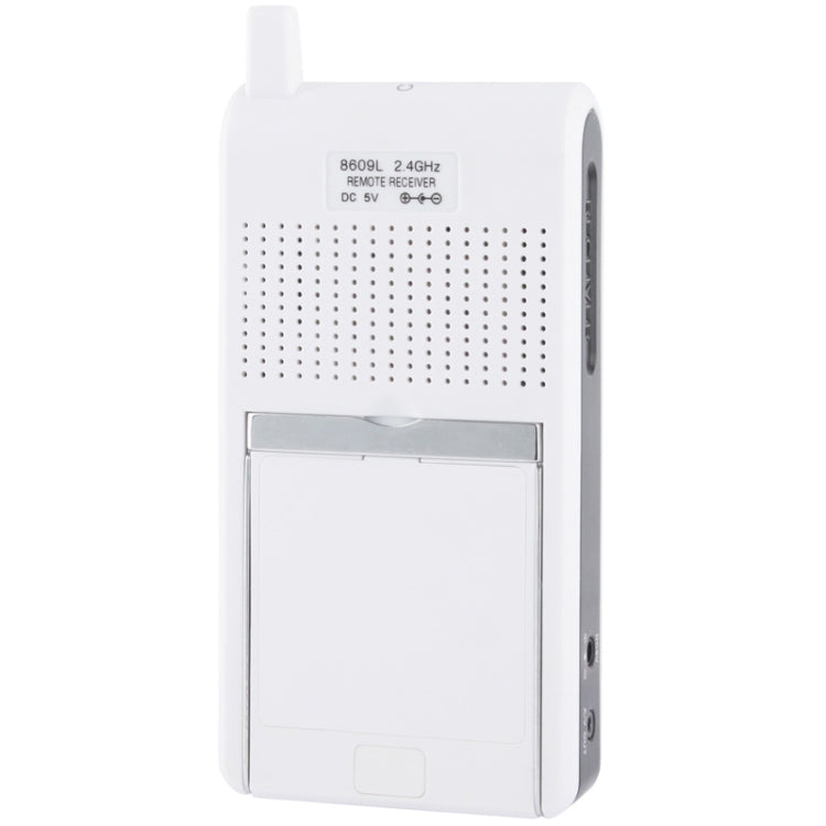 2.4GHz, 5V 1A, 2.5 inch LCD Screen Wireless Security Kit Baby Camera Baby Monitor, Support USB Network, Built in Micorphone in Camera & Speaker, Model: 8609L(White)