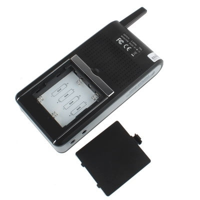 2.4GHz Digital Wireless Pan-Tilt-Zoom Camera and 2.4 inch TFT Screen Receiver Surveillance System (SR-8229JE)(Black)