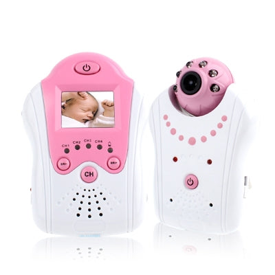 2.4GHz Wireless Baby Monitor with 1.5 inch LCD Display / Night Vision, Built-in Rechargeable Li-battery(Pink)