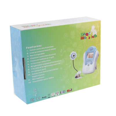 2.4GHz Wireless Baby Monitor with 1.5 inch LCD Display / Night Vision, Built-in Rechargeable Li-battery(Pink)