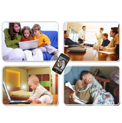 WIFI 802.11b/g Smart Baby Monitor with IR Night Vision, Support Motion Detection Function, Images Can Be Viewed on Mobile Devices over WLAN(Grey)