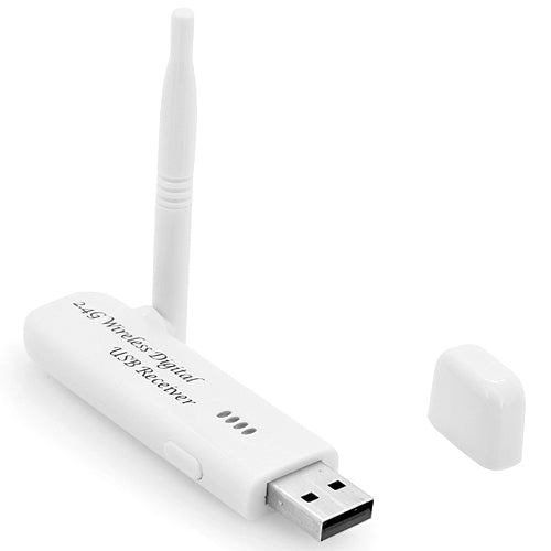 USB Digital Wireless Baby Monitor, 0.3MP Camera, 1/4 inch CMOS Sensor, 5 Meter Night Vision Range (H153)(White)