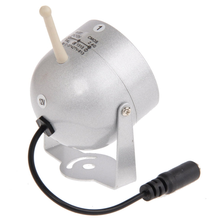 2.4GHz Wireless Receiver and Waterproof Camera 30 LED, Built in Microphone for Audio Monitoring, Support Night Vision (Effective Range:12m),Max Support 4 Cameras