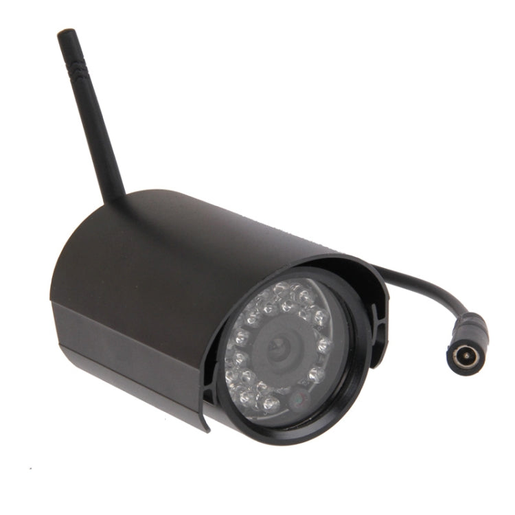 2.4GHz Wireless Receiver and Camera 24 LED, Built in Microphone for Audio Monitoring, Support Night Vision (Effective Range: 15m), CCD 420 TV Line, Max Support 4 Cameras