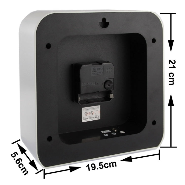 Wall Hanging Clock Hidden Camera & 2.4 Wireless receiver, Built in microphone for audio monitoring, Max support 4 camera (Clock Random Color Delivery)