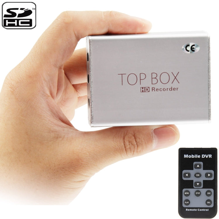 HD Mini 1 Channel DVR Top Box MPEG-4 Video Recorder with Remote Control, Support SD Card (JBA-203)