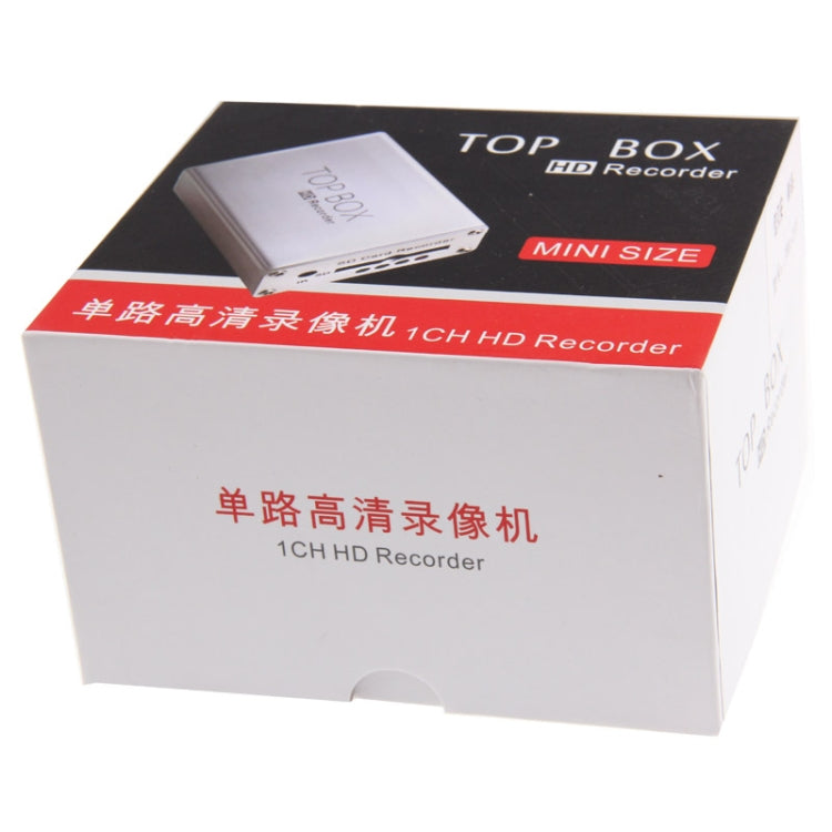 HD Mini 1 Channel DVR Top Box MPEG-4 Video Recorder with Remote Control, Support SD Card (JBA-203)