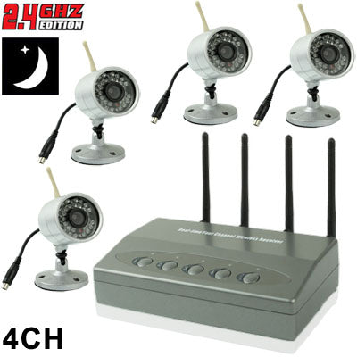 2.4GHZ 4 Channel Wireless Receiver, Support Night Vision function, Validity Distance: 150m (Open Distance), RC530A