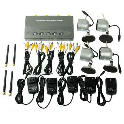 2.4GHZ 4 Channel Wireless Receiver, Support Night Vision function, Validity Distance: 150m (Open Distance), RC530A