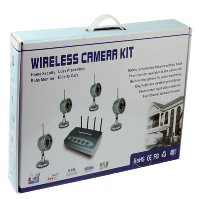 2.4GHZ 4 Channel Wireless Receiver, Support Night Vision function, Validity Distance: 150m (Open Distance), RC530A