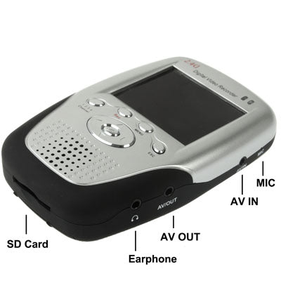 2.4GHz Wireless 4 Channels Digital Video Recorder Monitor DVR Camera Kit, 2.5 inch Screen, Support SD Card & Night Vision