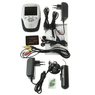 2.4GHz Wireless 4 Channels Digital Video Recorder Monitor DVR Camera Kit, 2.5 inch Screen, Support SD Card & Night Vision