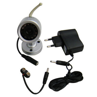 2.4Ghz Wireless CMOS Camera with Night Vision and Audio(Sliver)