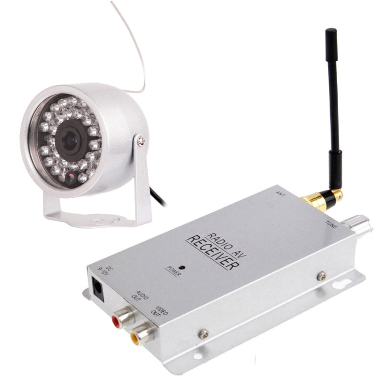 1.2G Wireless Receiver and Infrared Camera 30 LED,Support Night Vision (Effective Range: 12m)