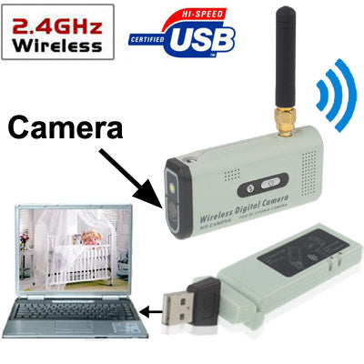 2.4GHz GFSK Wireless Digital Security Camera + USB Receiver