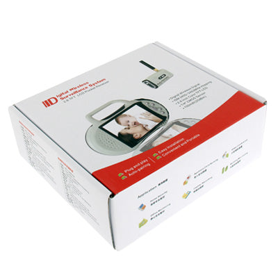 2.4GHz Wireless Baby Monitor with 2.8 inch Color TFT LCD