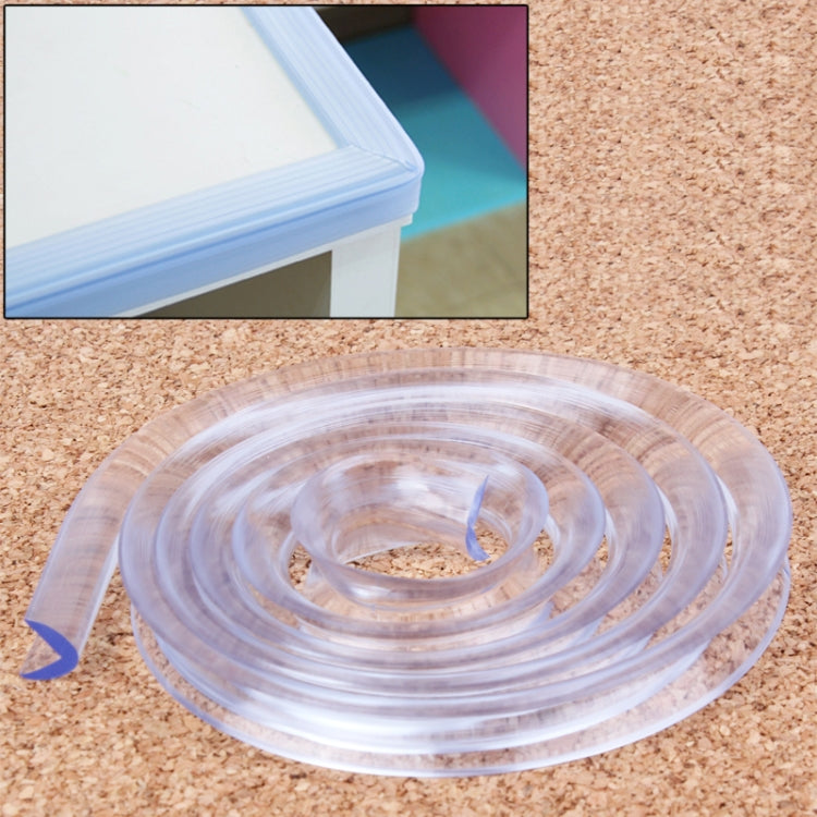 Baby Safety Desk Table Edge Guard Soft Edge Cushion, Length: 1m(Transparent)