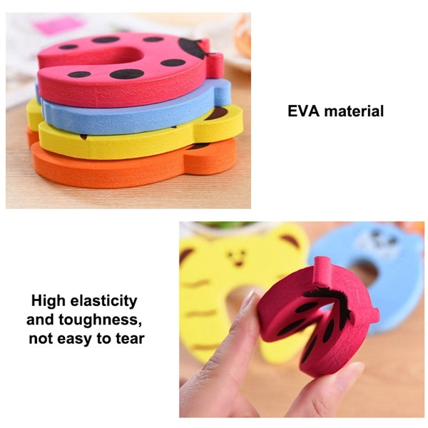 Cartoon Child Safety Gate Card / EVA Door Stopper(Yellow)