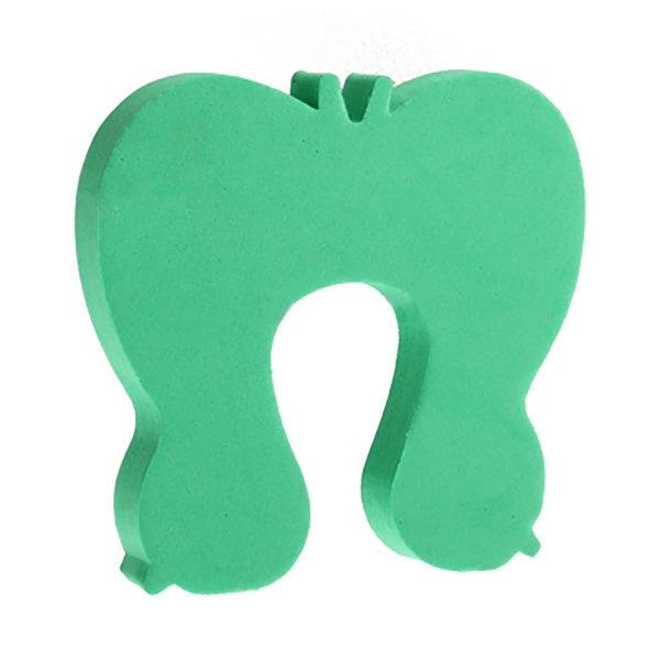 Cartoon Child Safety Gate Card / EVA Door Stopper(Green)