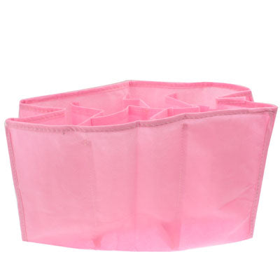Non-Woven Fabric Mommy Diaper Bag with 6 Compartments(Pink)