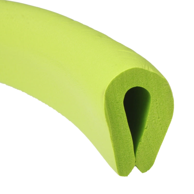 U Closed Design Baby Table Edge Guard Soft Edge Cushion, Length: 2m(Green)