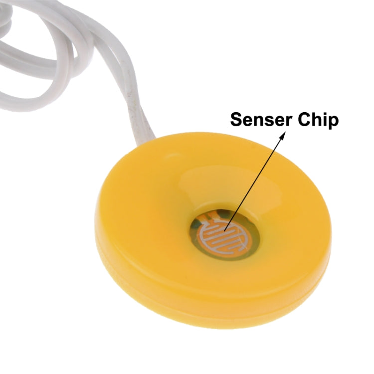 Lovely Penguin Style Wet Baby Alert Monitor Music Reminder Toy Monitoring Device(Yellow)