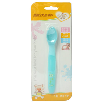 Heat Discoloration Milk Spoon for Baby Use (Random Color Delivery)