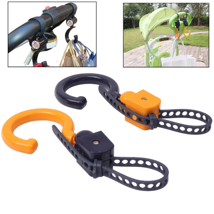 Casualness Plastic Baby Stroller Hook (2pcs in one packaging, the price is for 2pcs)