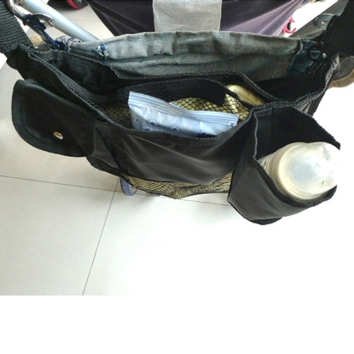 Dual-use Nappy Bag Mother Inclined-shoulder Bag / Baby Carriage Bag(Black)