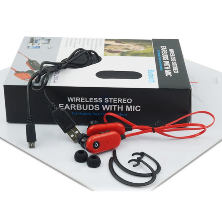 Flat Cable Design Bluetooth 3.0 Stereo Hands-Free Sporty In-Ear Earphone, For iPhone, iPad, iPod, Samsung, HTC, Sony, Huawei, Xiaomi and other Audio Devices