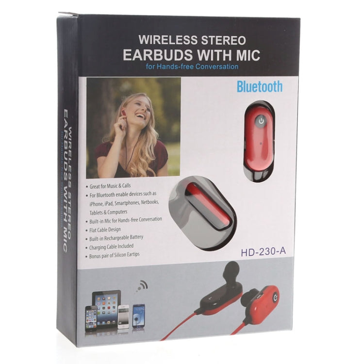 Flat Cable Design Bluetooth 3.0 Stereo Hands-Free Sporty In-Ear Earphone, For iPhone, iPad, iPod, Samsung, HTC, Sony, Huawei, Xiaomi and other Audio Devices