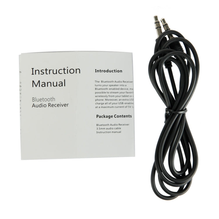 US Plug Bluetooth Audio Receiver with USB Port, For iPhone, Samsung, HTC, Sony, Google, Huawei, Xiaomi and other Smartphones