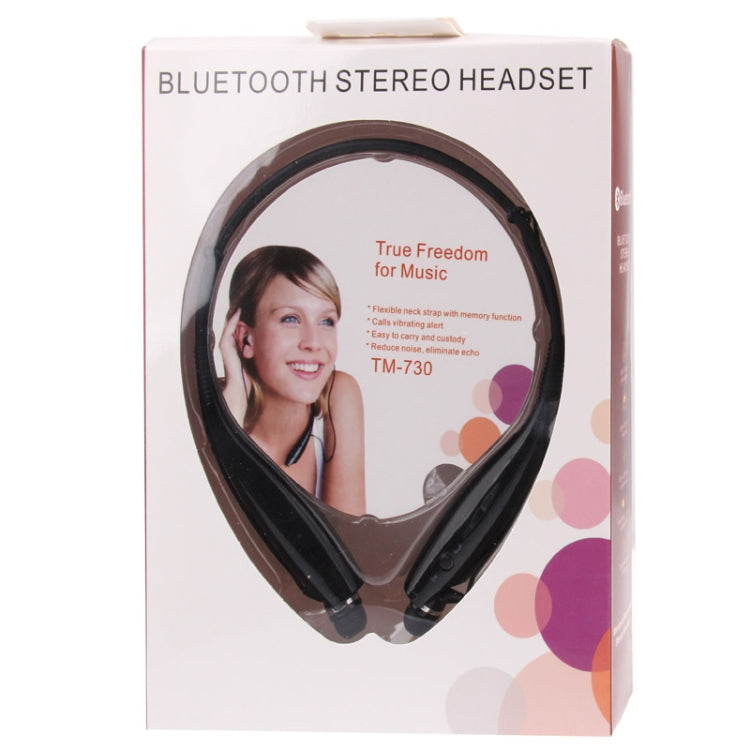 TM-730 Sport Neckband Headset In-ear Wireless Headphones Bluetooth Stereo Earphone Headsets