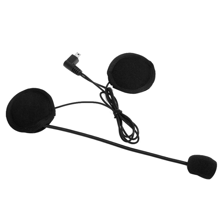 V1-10M Motorcycle Bluetooth V4.0 + EDR Headset Support Calls(Black)