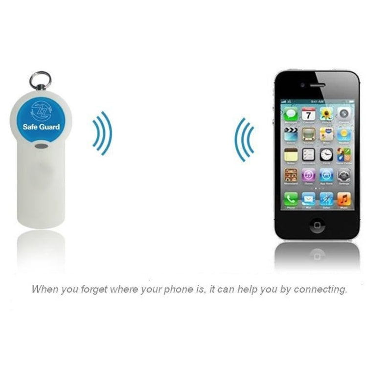 Bluetooth 4.0 Two Way Finding Anti Lost Alarm, Suitable for Andorid 4.3 and iOS System(White)