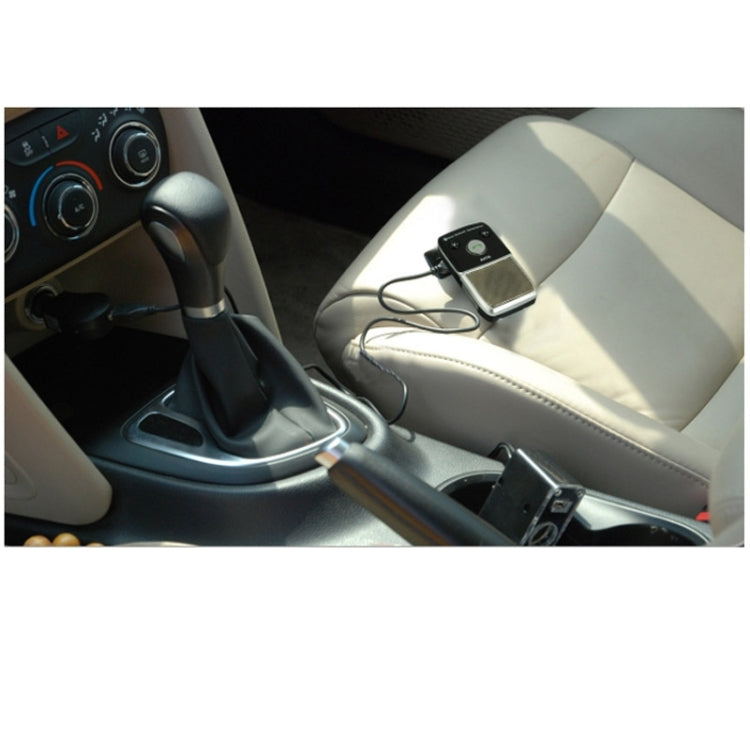 Solar Power Bluetooth 2.1 Hands Free Car Kit Multipoint Speakerphone Speaker for iPhone / HTC / Samsung, with Suckers & Car Charger