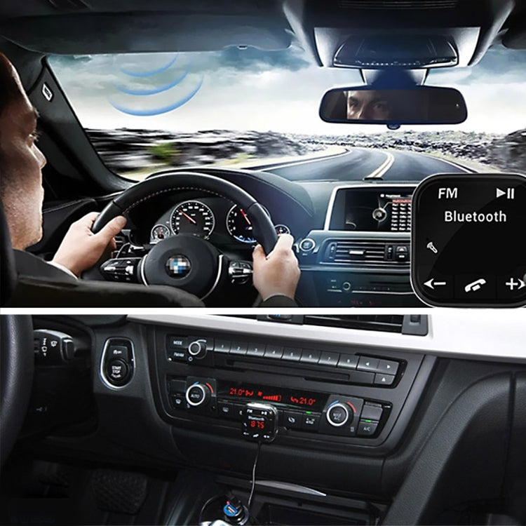 BT-760 Portable Car Bluetooth 4.0 FM Transmitter Modulator Car Kit MP3 Player, Support Mic / Call