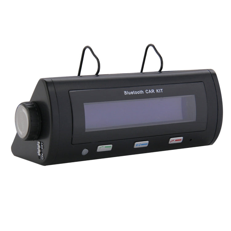 Portable Bluetooth 2.1+EDR HandsFree Car Kit, Support Caller ID LCD Display & Voice Dial