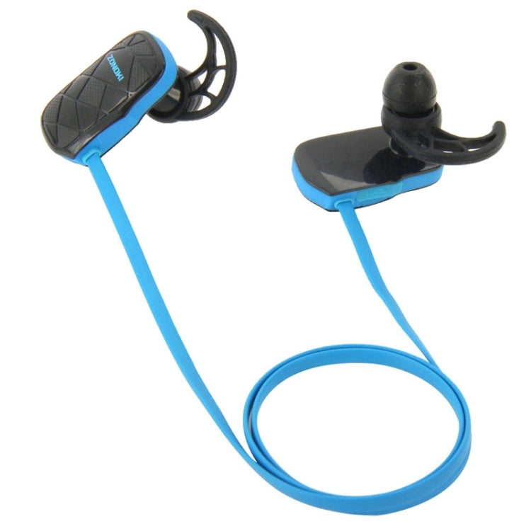 Zonoki B93 Stereo Bluetooth Multipoint Connection Sweatproof Sport Headset with Mic(Blue)