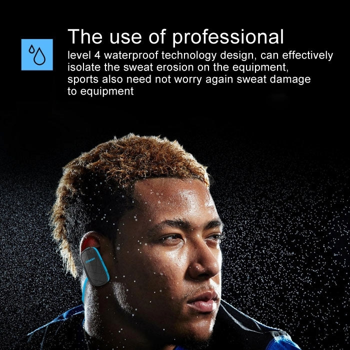 Zonoki B93 Stereo Bluetooth Multipoint Connection Sweatproof Sport Headset with Mic(Blue)