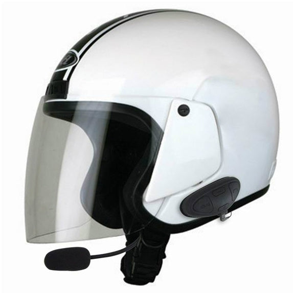 M1 Motorcycle Helmet Bluetooth Intercom Headset, Distance: 100m