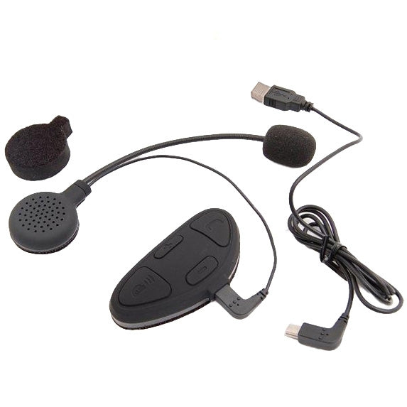 M1 Motorcycle Helmet Bluetooth Intercom Headset, Distance: 100m